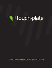 Touch-plate ZoneZ Universal Quick Start Manual