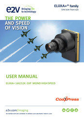 CoaxPress e2v ELIIXA+ 16K CXP User Manual