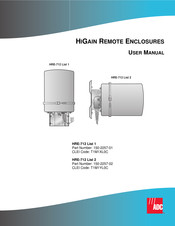 ADC HIGAIN HRE-712 List 1 User Manual