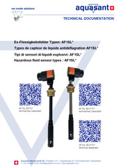 aquasant AF1SL Series Quick Start Manual