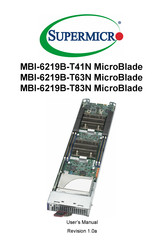Supermicro MBI-6219B-T41N MicroBlade User Manual