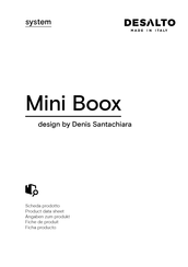 Desalto Mini Boox Quick Start Manual