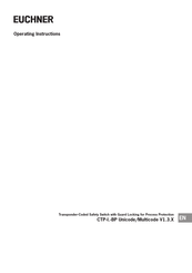 EUCHNER 166756 Operating Instructions Manual