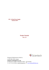 ScienTECH 4075 Product Tutorial