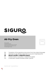 SIGURO SGR-AF-Q450SU Translation Of The Operating Instructions