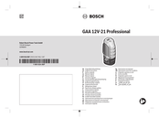 Bosch GAA12V-21 Instructions Manual