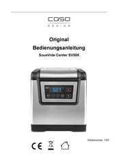 CASO DESIGN SV500 Manual