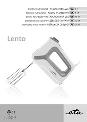 eta 0051 Instructions For Use Manual