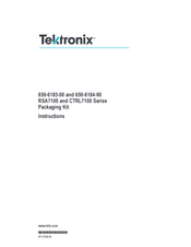 Tektronix 650-6183-00 Instructions Manual