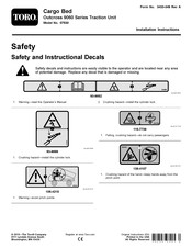 Toro Outcross 9060 Series Installation Instructions Manual