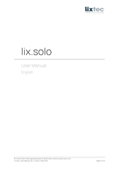 lixtec lix.solo User Manual