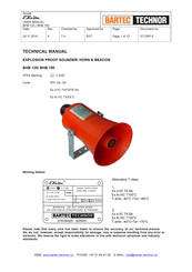 Bartec BHB 150 Technical Manual