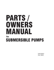 Subaru RPB-65011 Parts And Owners Manual