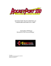 Comtrol RocketPort 550 Series Quick Start Manual