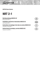 Gestra NRT 2-1 Installation And Service Instructions Manual