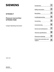Siemens SITRANS P200 Compact Operating Instructions