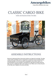 Amcargobikes Classic Assemble Instructions