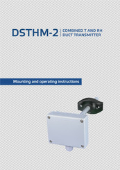 Sentera Controls DSTHM-2 Mounting And Operating Instructions