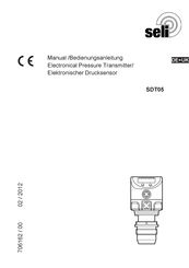 Seli SDT05-340 Manual