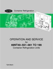 Carrier 69NT40-551-001 Operation And Service