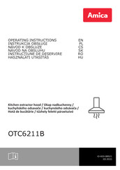 Amica OTC6211B Operating Instructions Manual