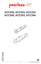 peerless-AV ACC233 Manual