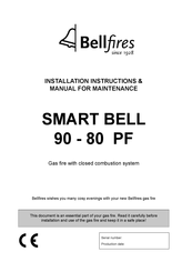 Bellfires SB 90-80 PF Installation Instructions & Manual For Maintenance