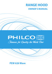Philco PEW 626 Wave Owner's Manual