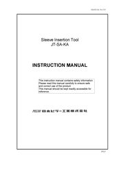 Pillar JT-SA-KA Instruction Manual