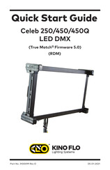Kino Flo Celeb 450 LED DMX Quick Start Manual