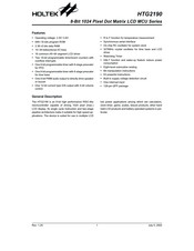 Holtek HTG2190 Manual