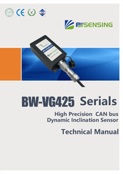 BW SENSING BW-VG425-CAN Technical Manual