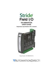 AutomationDirect Stride SIO-MB04RTDS User Manual