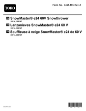 Toro SnowMaster e24 Operator's Manual