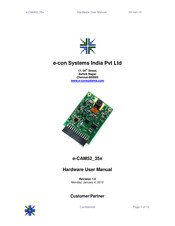 e-con Systems e-CAM52 35x Hardware User Manual