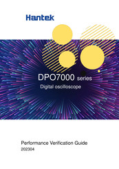 Hantek DPO7502E Performance Verification Manual