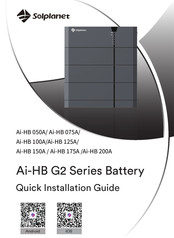 Solplanet Ai-HB 050A Quick Installation Manual
