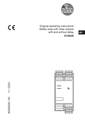 IFM Electronic G1502S Original Operating Instructions