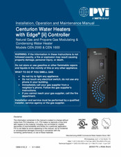 Watts CEN2000 Installation, Operation And Maintenance Manual