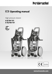 Kranzle X 10/140 TST Operating Manual