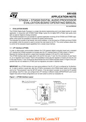 ST STA304 Operating Manual