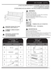 Grand Leisure 2327731 Assembly Instructions Manual