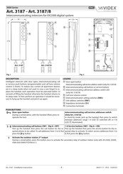 Videx 3187 Manual