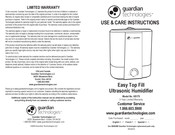 Guardian H5175 Use & Care Instructions Manual