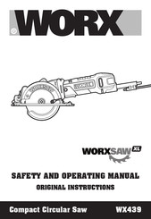 Worx WX439 Safety And Operating Manual
