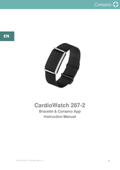 Corsano CardioWatch 287-2B Instruction Manual
