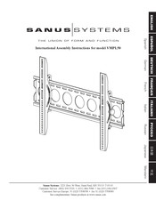 Sanus Systems VMPL50 Assembly Instructions Manual