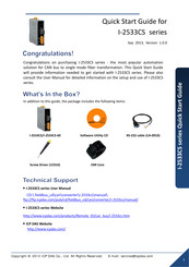 ICP DAS USA I-2533CS Series Quick Start Manual