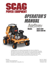 SCAC AerStorm AS30-23CV-DS Operator's Manual