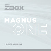 Zotac ZBOX MAGNUS ONE ERP74070C User Manual